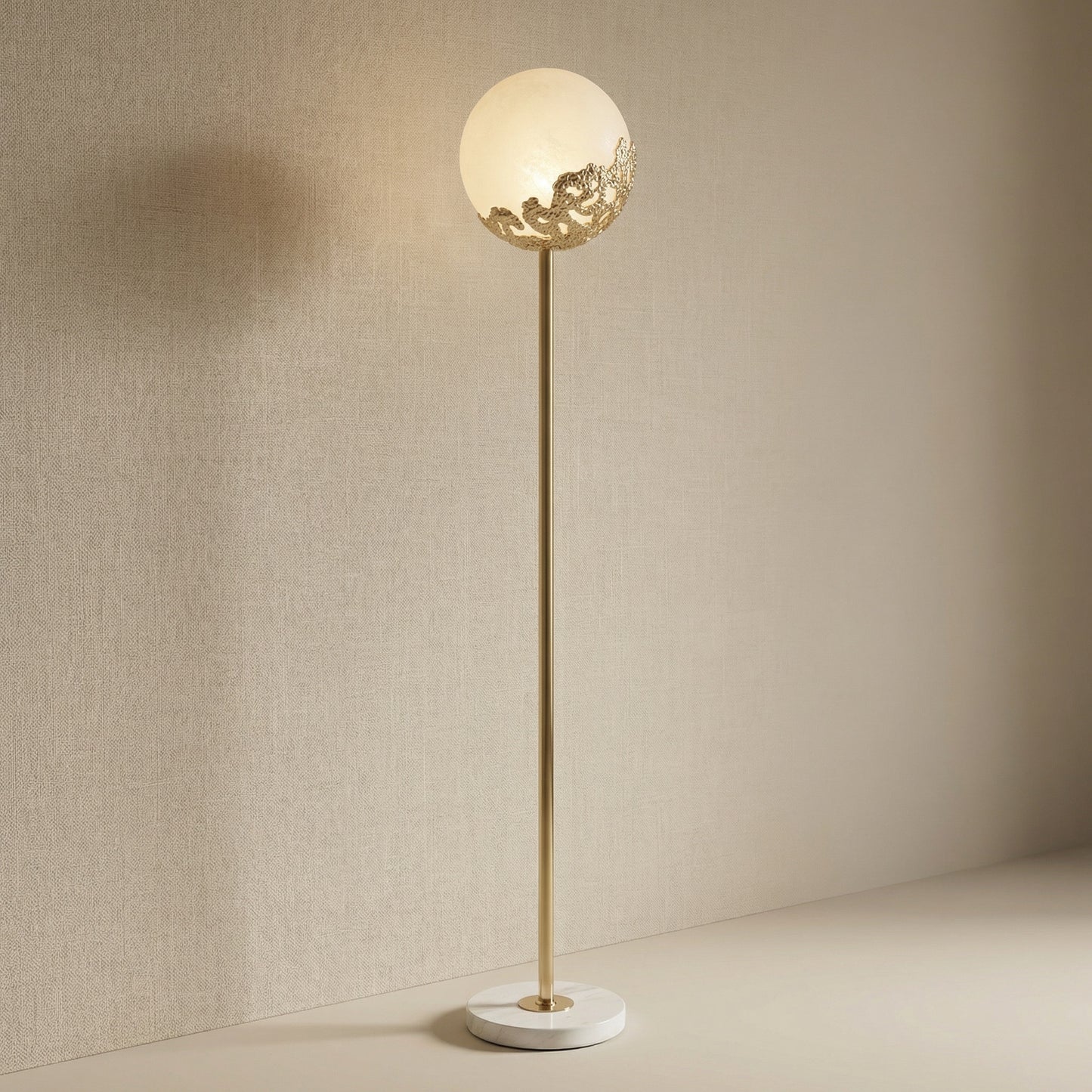 Yiosi Series Glass Floor Lamp Style C - 12" (Dia 300mm)