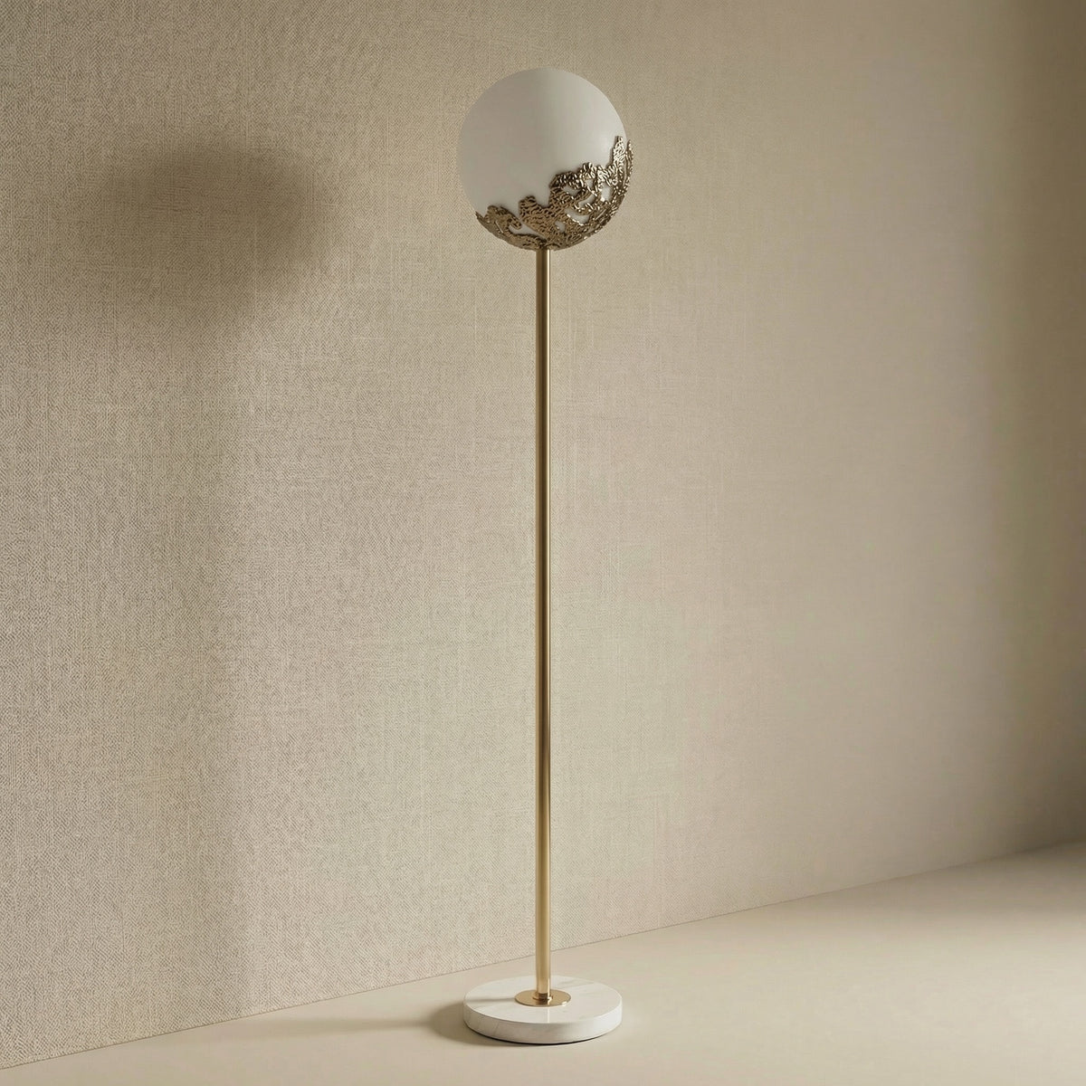 Yiosi Series Glass Floor Lamp Style C - dark