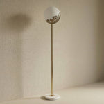 Yiosi Series Glass Floor Lamp Style C - dark