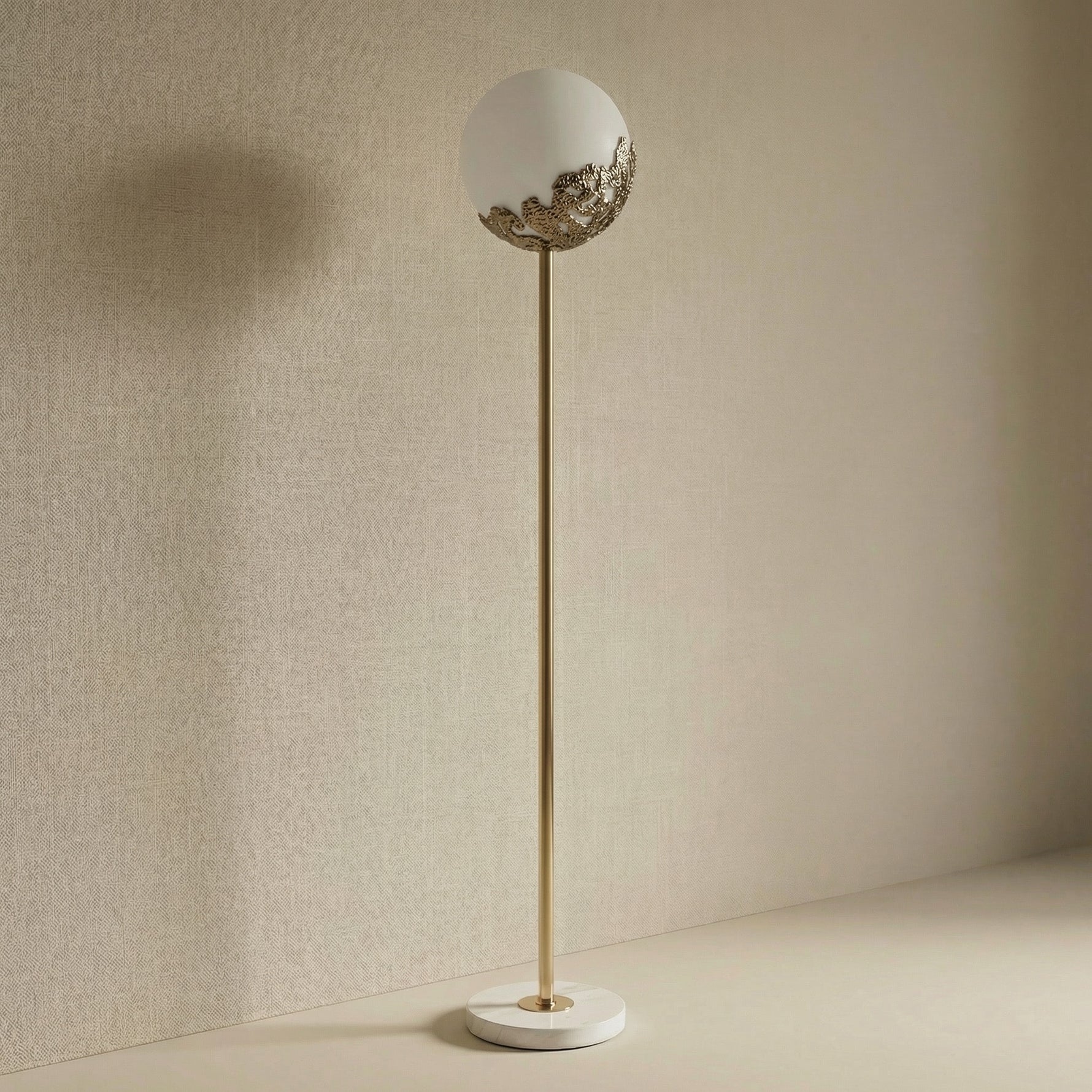 Yiosi Series Glass Floor Lamp Style C - dark