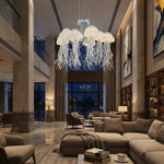 Yiosi Series Glass Pendant Light 31" - scene-3