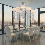 Yiosi Series Glass Pendant Light 39" Style B - scene-2