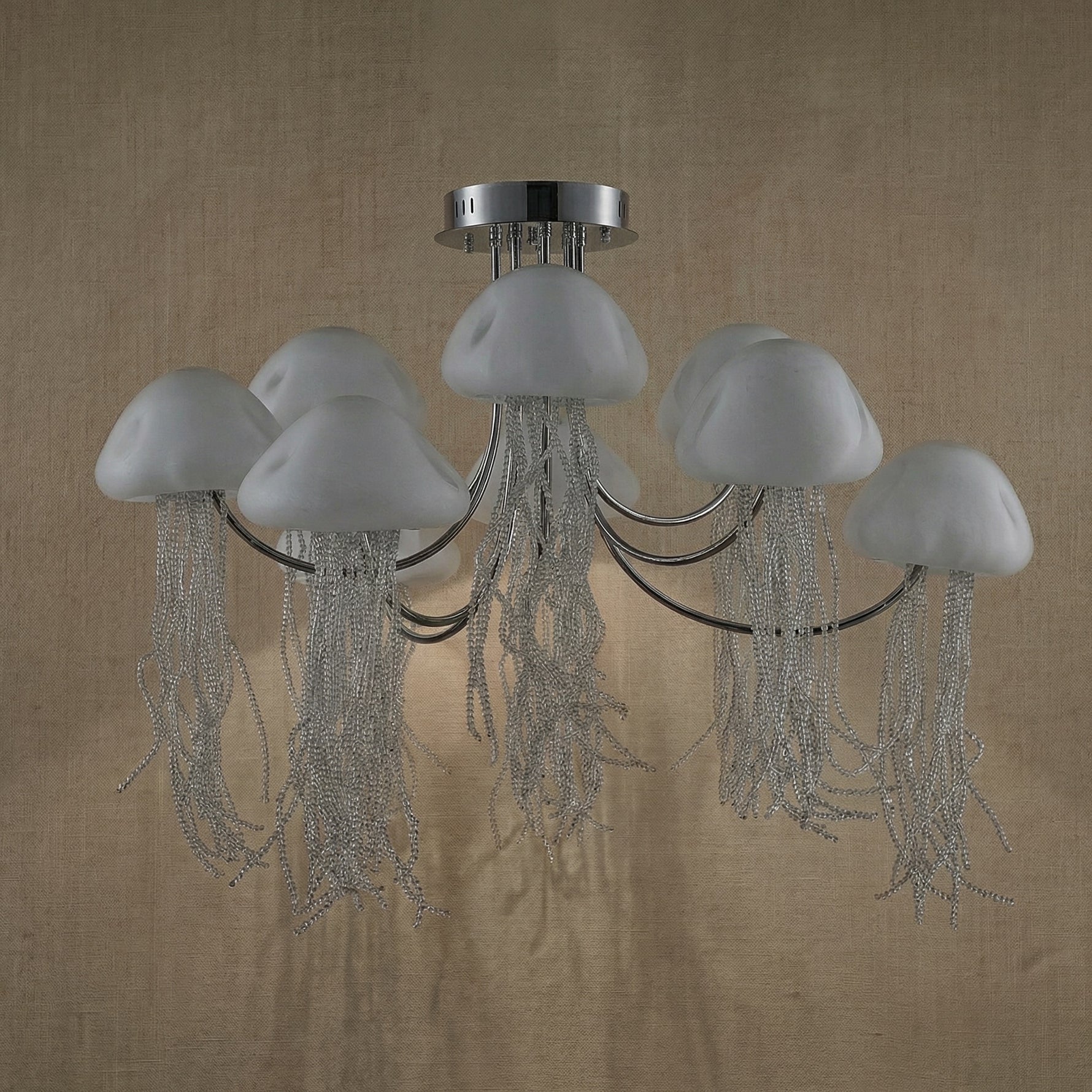 Yiosi Series Glass Pendant Light 39" Style B - dark