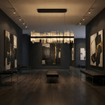 Yiosi Series Glass Pendant Light 43" - scene-1