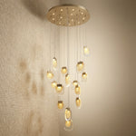 Yiosi Series Glass Pendant Light 47" - 24" (Dia 600mm)