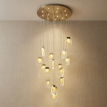 Yiosi Series Glass Pendant Light 47" - 31" (Dia 800mm)