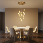 Yiosi Series Glass Pendant Light 47" - scene-1