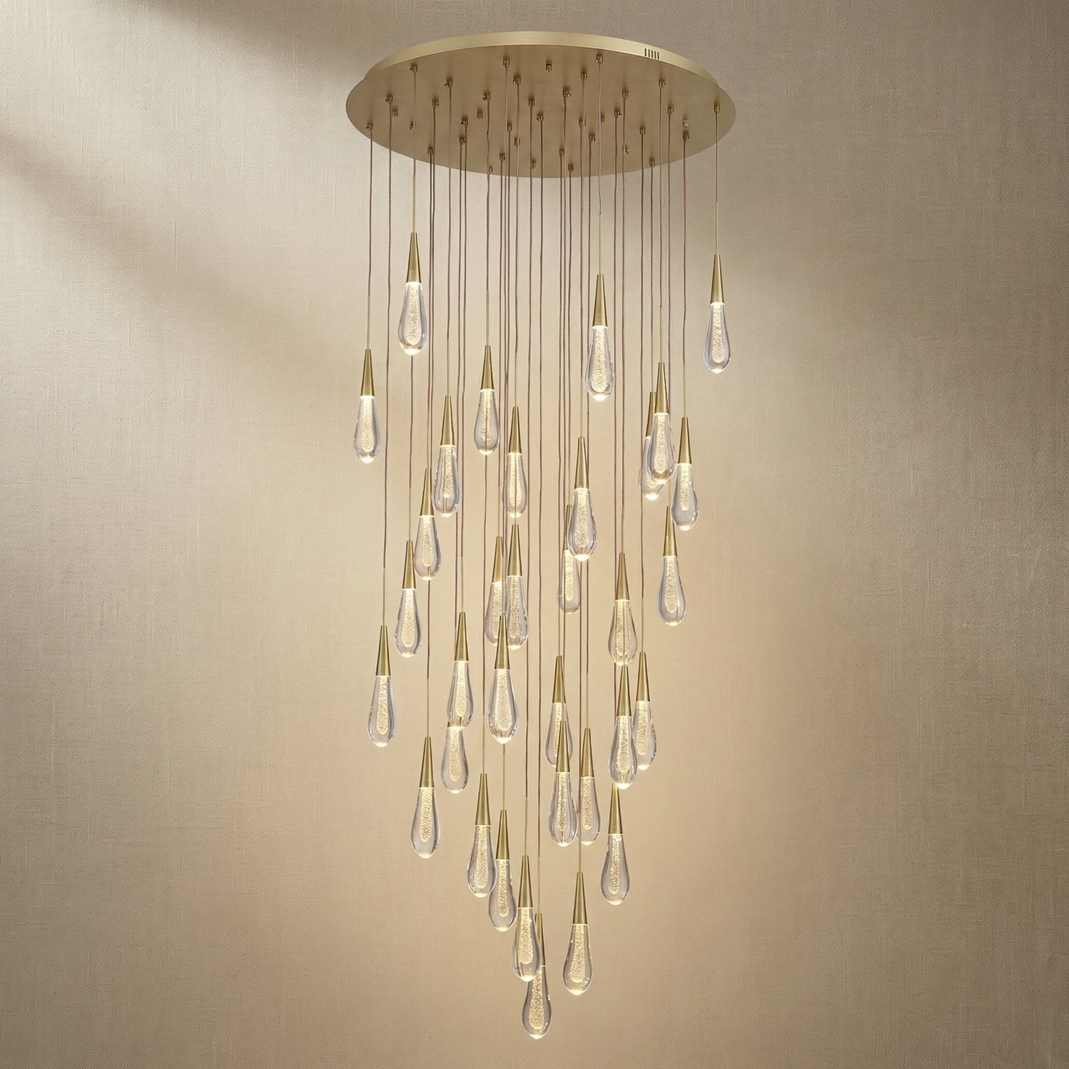 Yiosi Series Glass Pendant Light Style A - 31" (Dia 800mm)