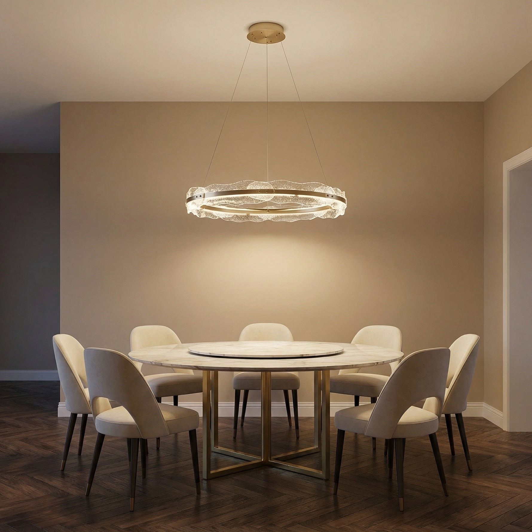 Yiosi Series Glass Pendant Light Style B - scene-1