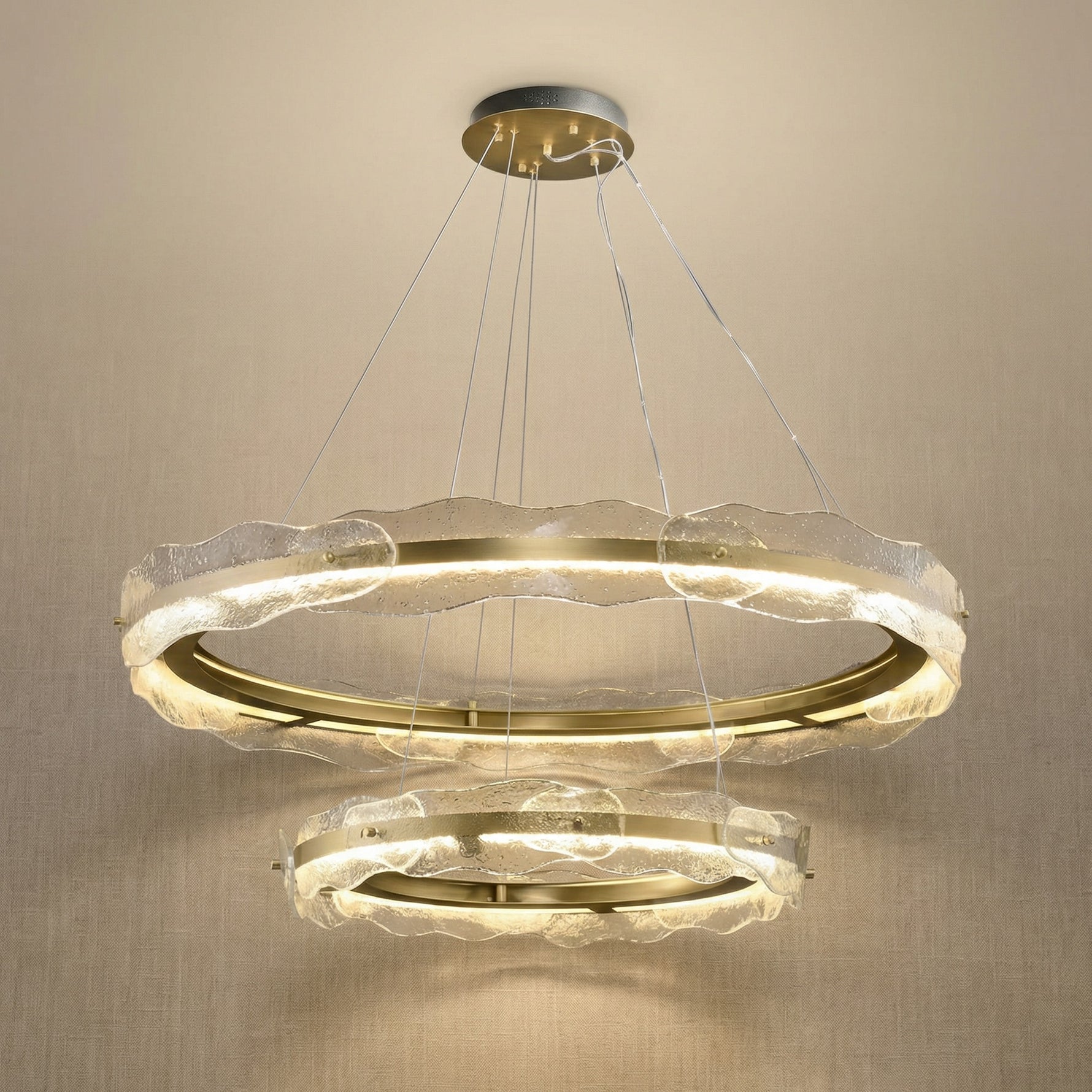 Yiosi Series Glass Pendant Light Style B - 39" (Dia 1000mm) Style B