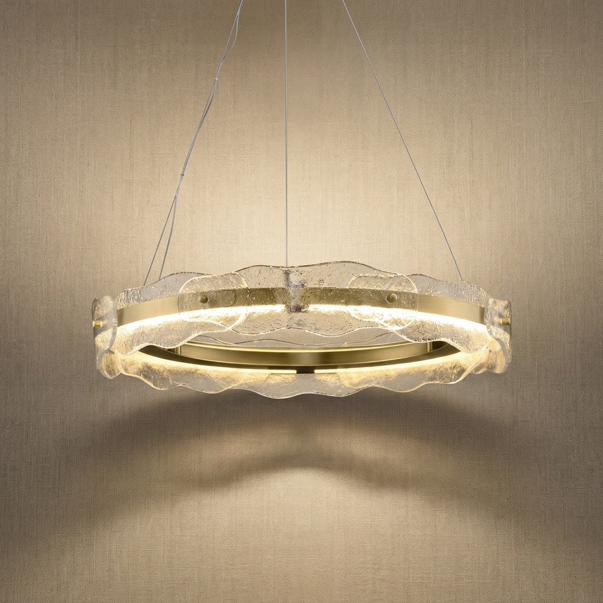 Yiosi Series Glass Pendant Light Style B - 24" (Dia 600mm)
