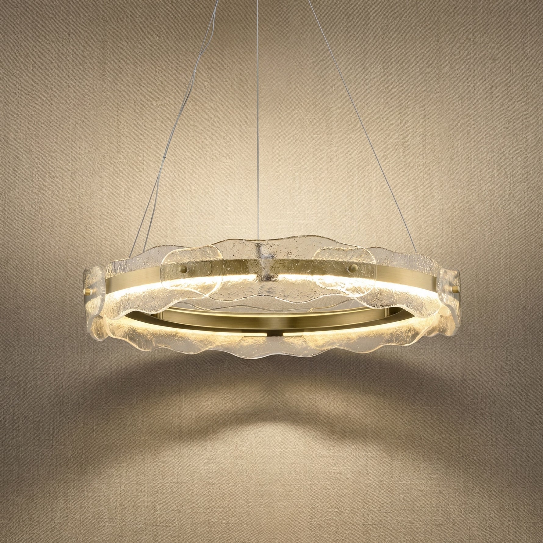 Yiosi Series Glass Pendant Light Style B - 24" (Dia 600mm)