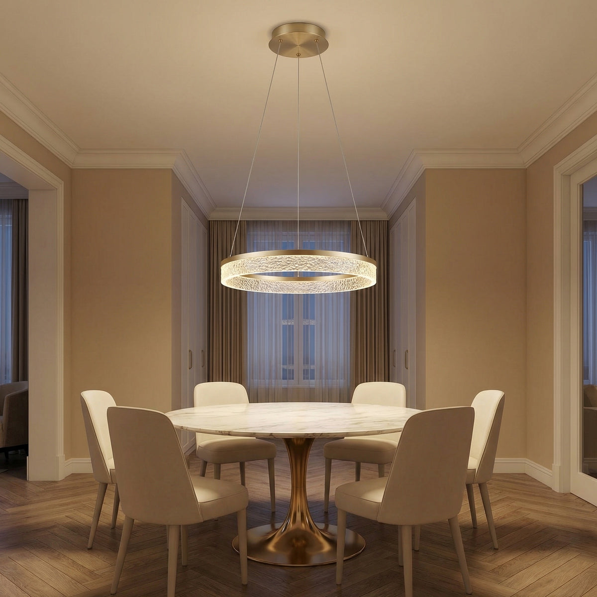 Yiosi Series Glass Pendant Light Style B - scene-1