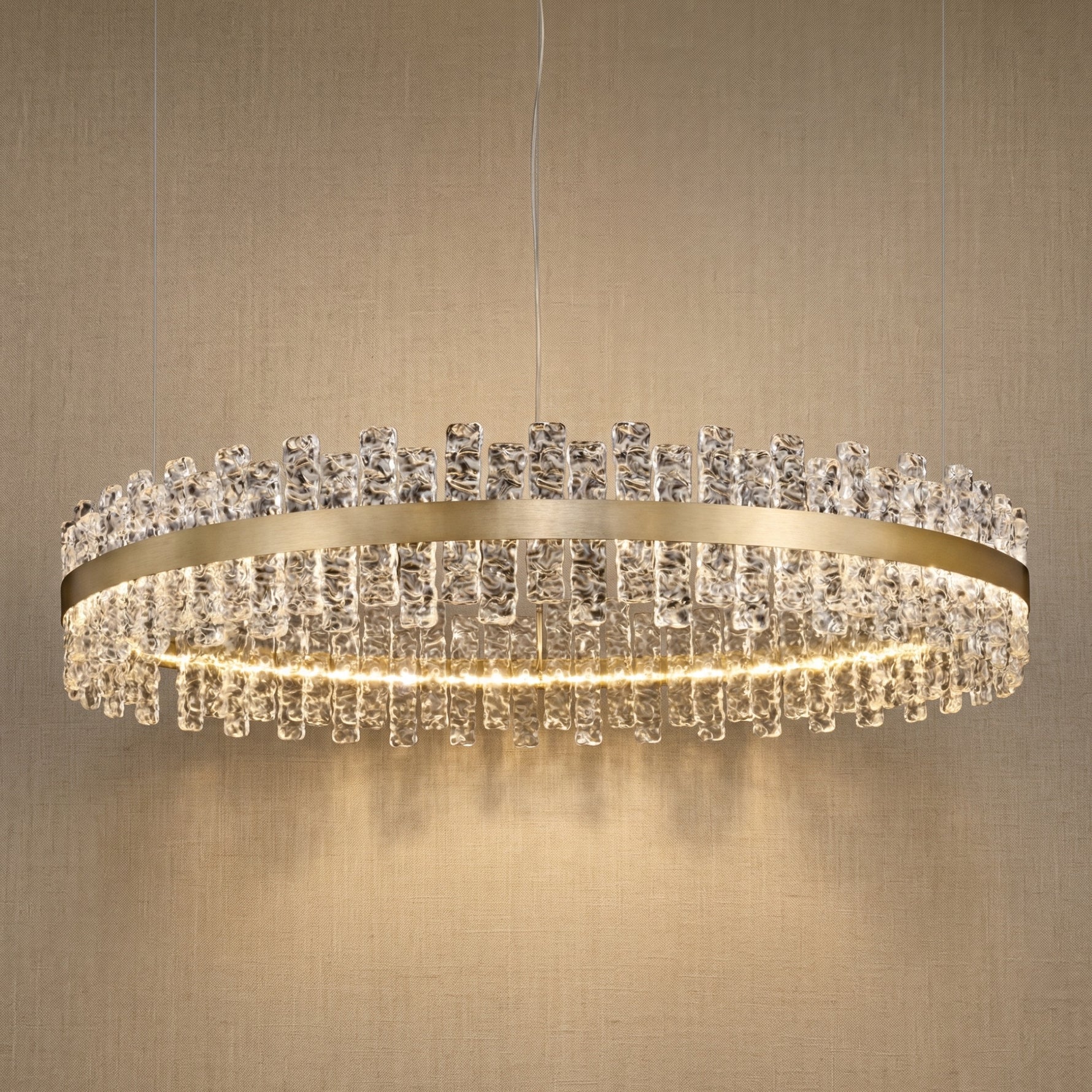 Yiosi Series Glass Pendant Light Style D - 39" (Dia 1000mm)