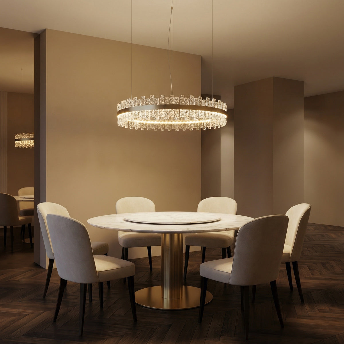 Yiosi Series Glass Pendant Light Style D - scene-1