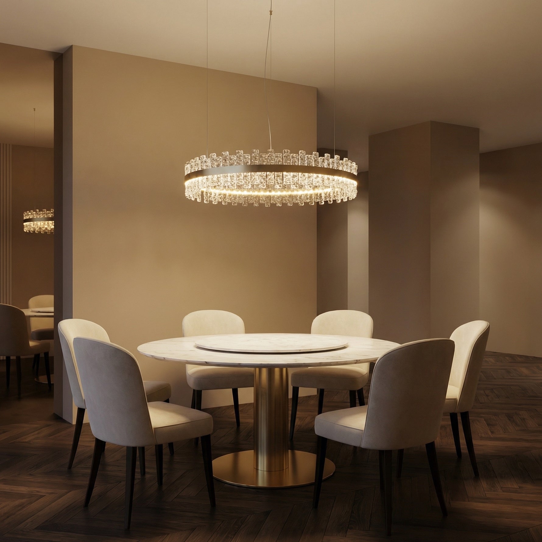 Yiosi Series Glass Pendant Light Style D - scene-1