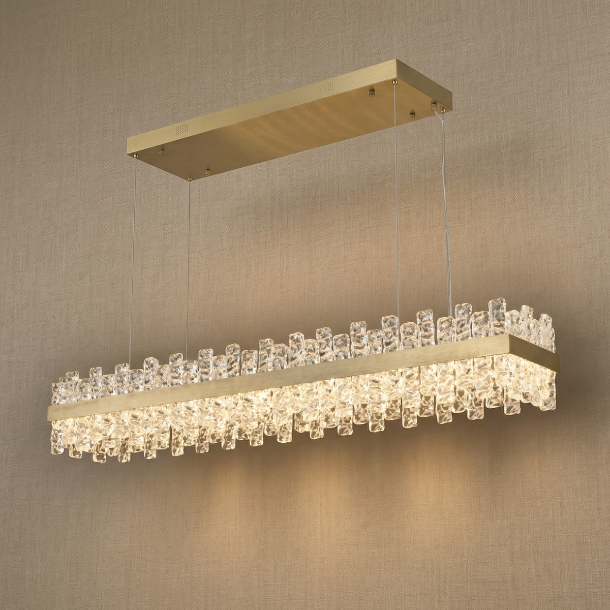 Yiosi Series Glass Pendant Light Style D - 45" Linear (L1150mm)