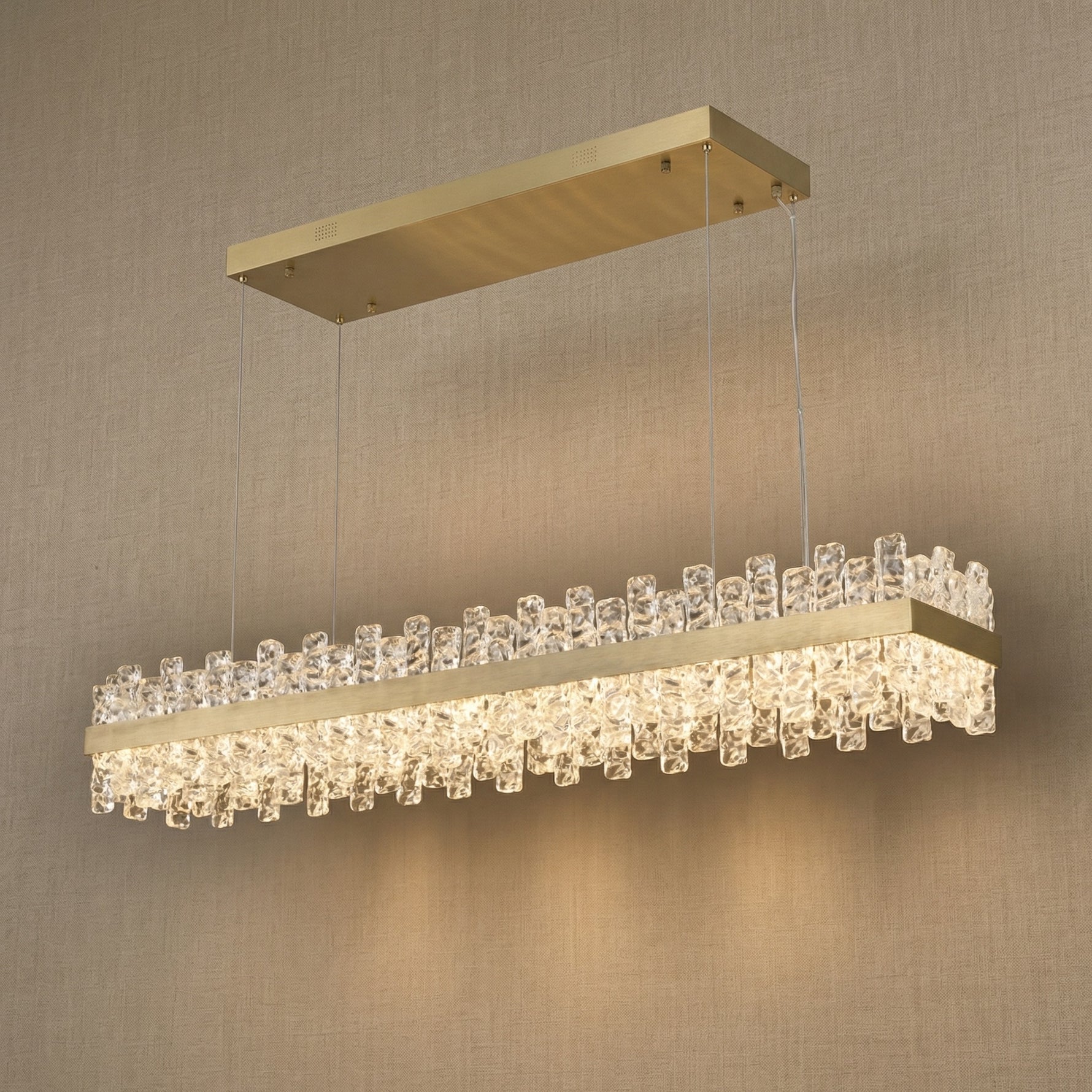 Yiosi Series Glass Pendant Light Style D - 45" Linear (L1150mm)