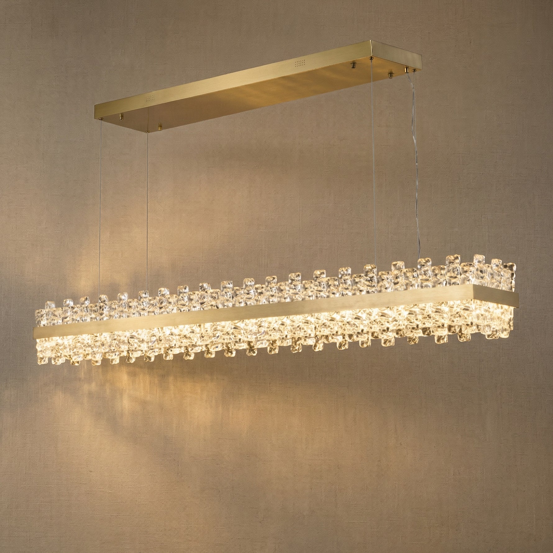 Yiosi Series Glass Pendant Light Style D - 59" Linear (L1500mm)