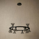 Yiosi Series Glass Pendant Light Style F - dark