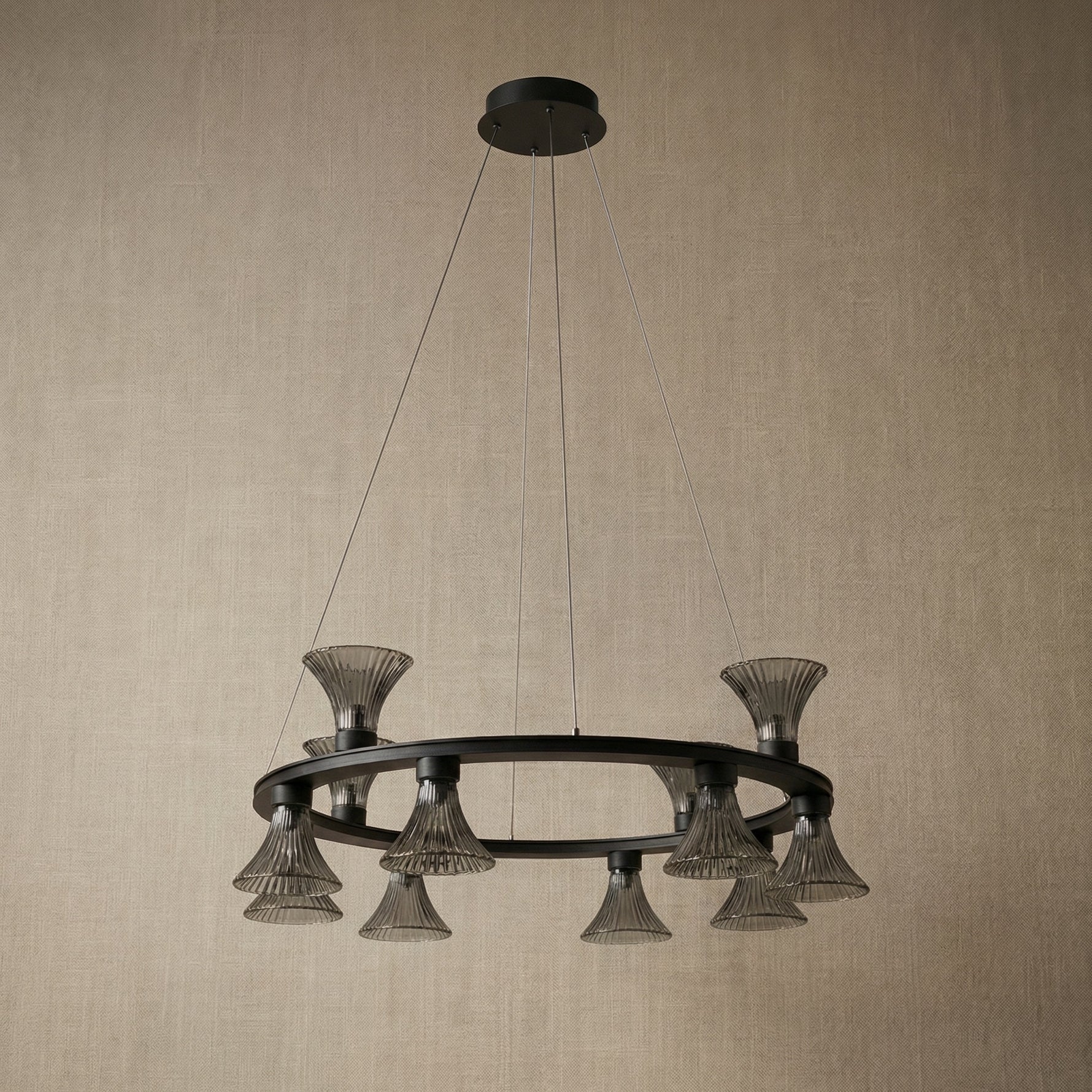 Yiosi Series Glass Pendant Light Style F - dark