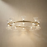 Yiosi Series Glass Pendant Light Style G - 41" (Dia 1030mm)