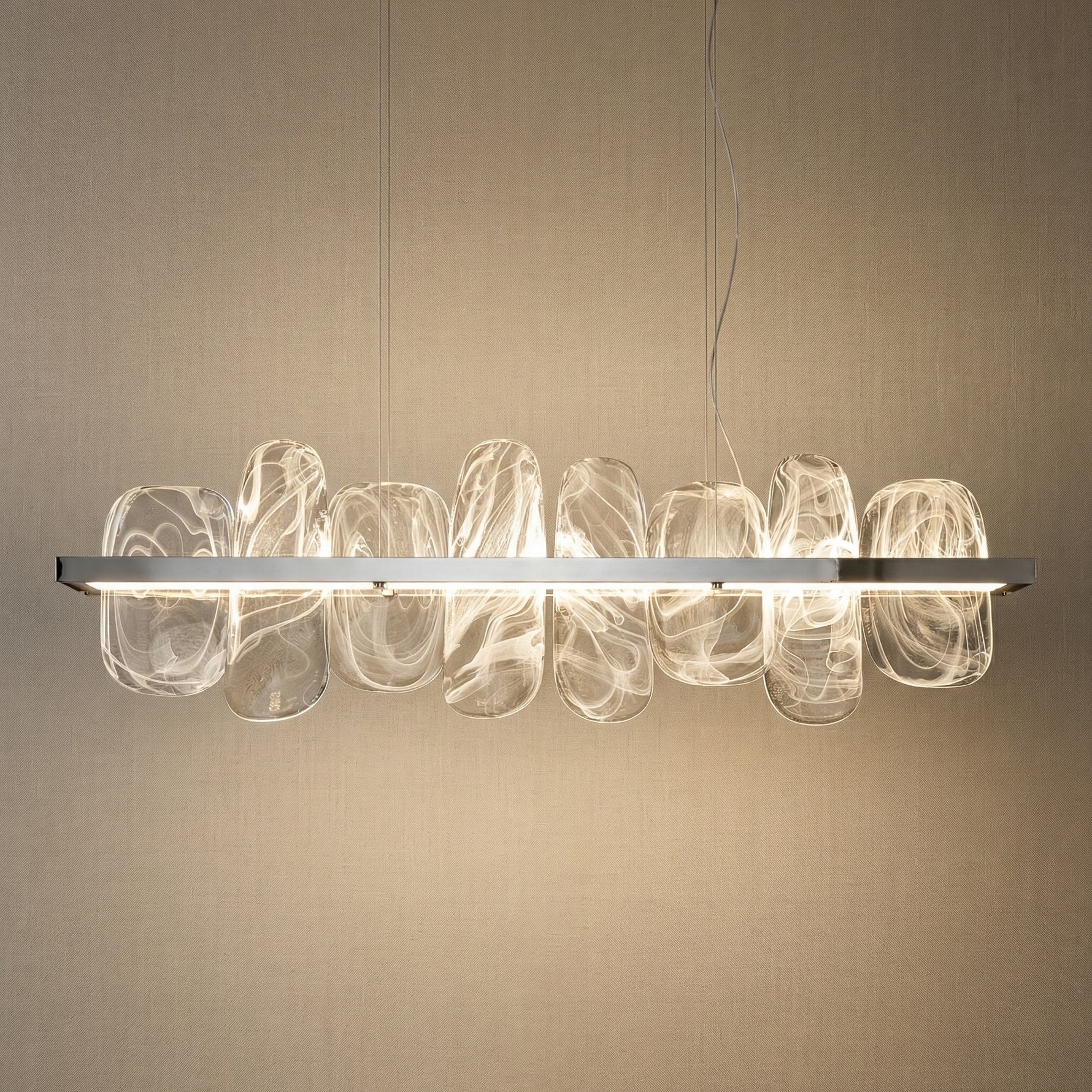 Yiosi Series Glass Pendant Light Style I - 47" Linear (L1200mm)