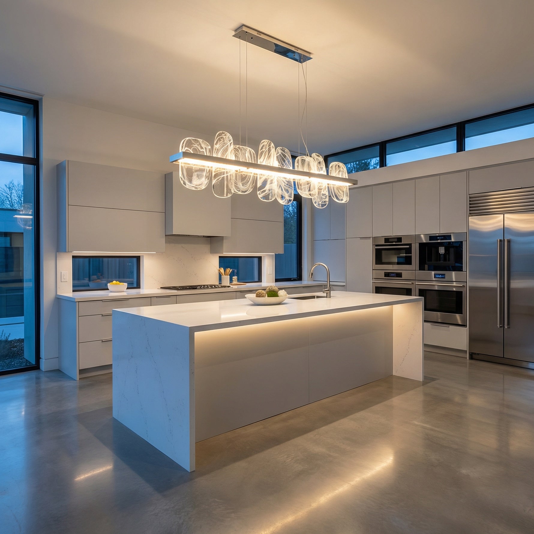 Yiosi Series Glass Pendant Light Style I - scene-1