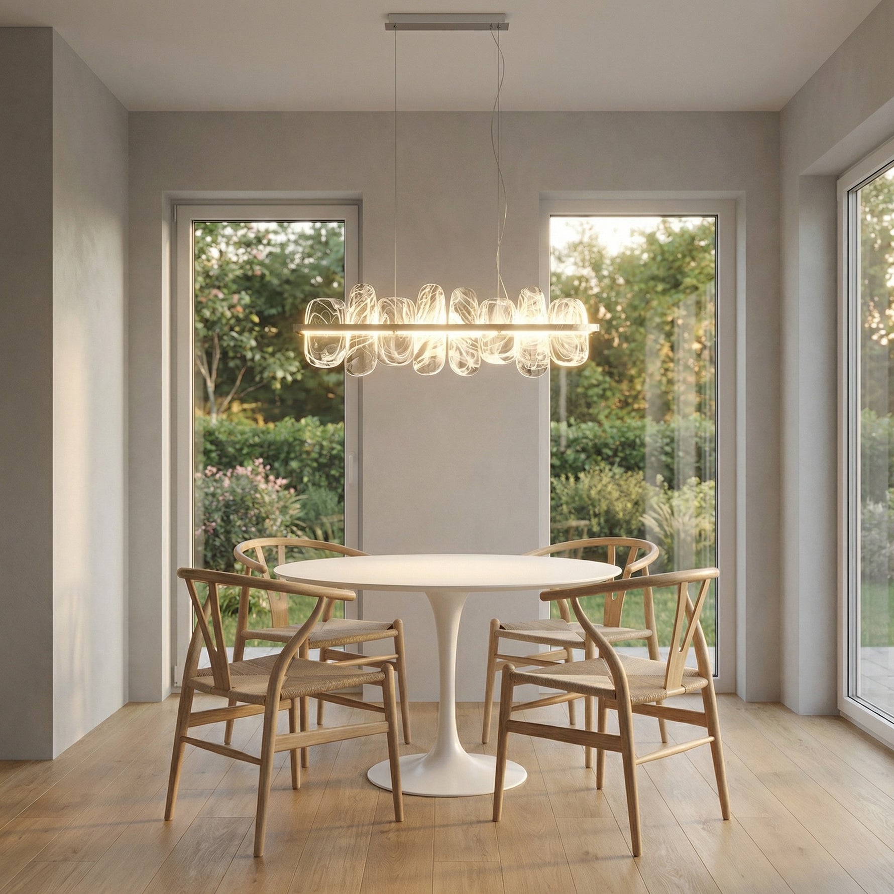 Yiosi Series Glass Pendant Light Style I - scene-2