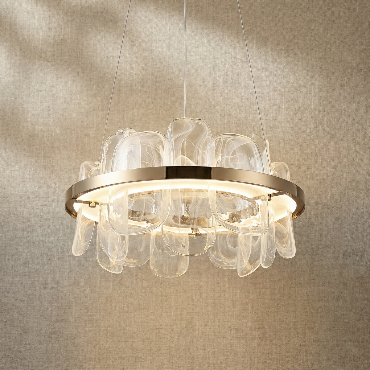 Yiosi Series Glass Pendant Light Style I - 26" (Dia 650mm)