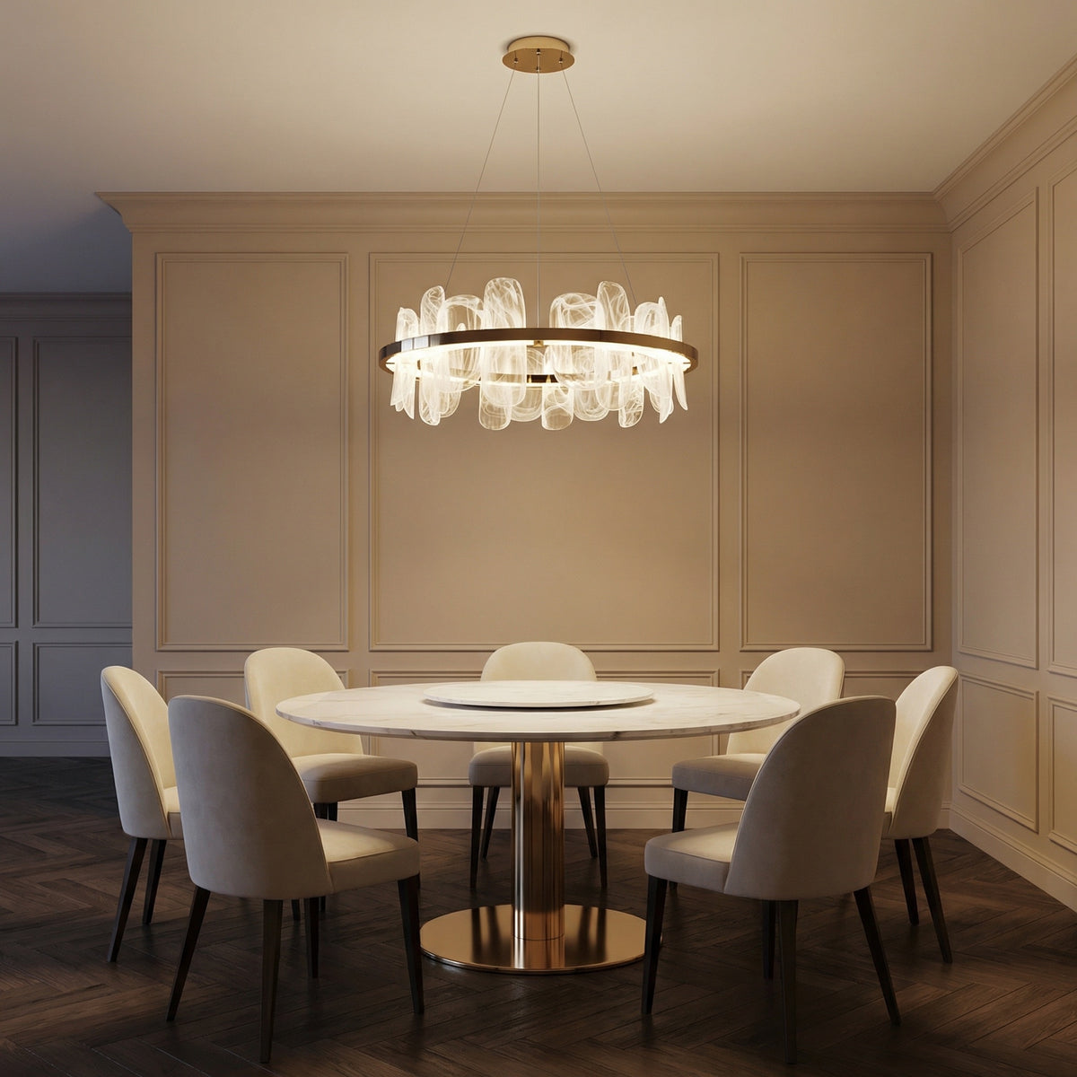 Yiosi Series Glass Pendant Light Style I - scene-1