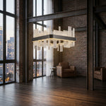 Yiosi Series Glass Pendant Light Style L - scene-2