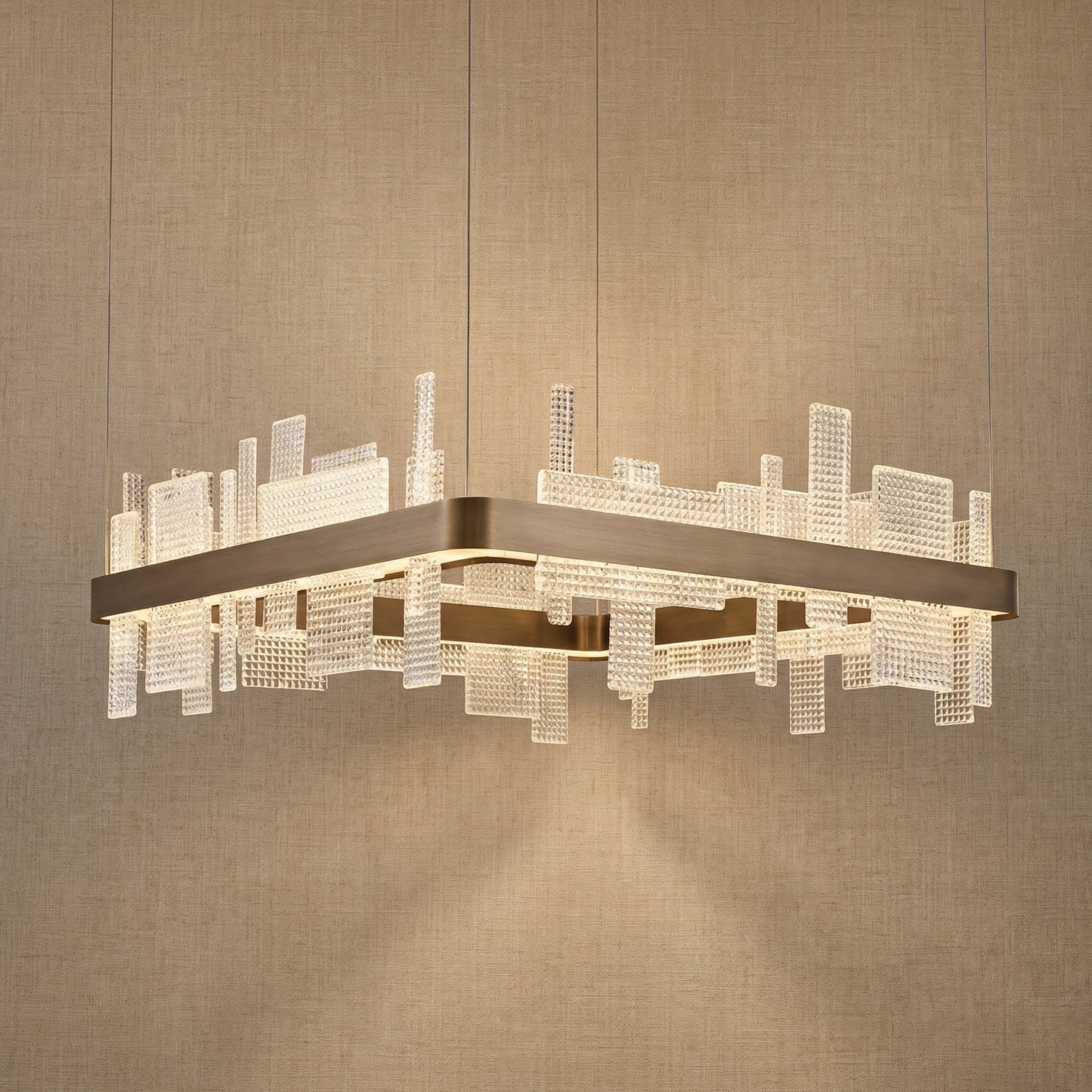 Yiosi Series Glass Pendant Light Style M - 31" (Dia 800mm)