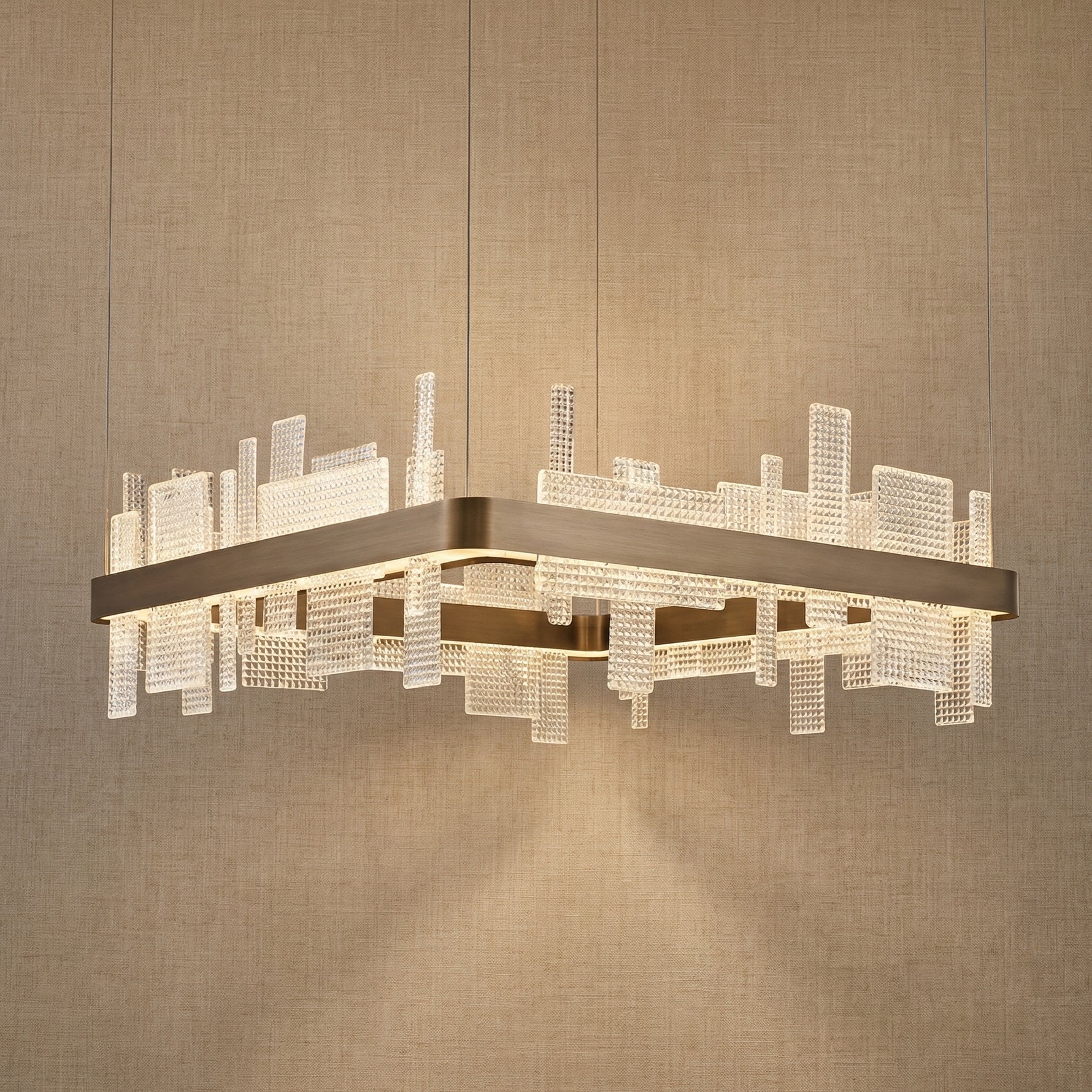 Yiosi Series Glass Pendant Light Style M - 31" (Dia 800mm)