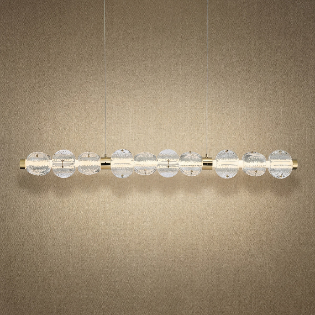Yiosi Series Glass Pendant Light Style N - 45" Linear (L1136mm)