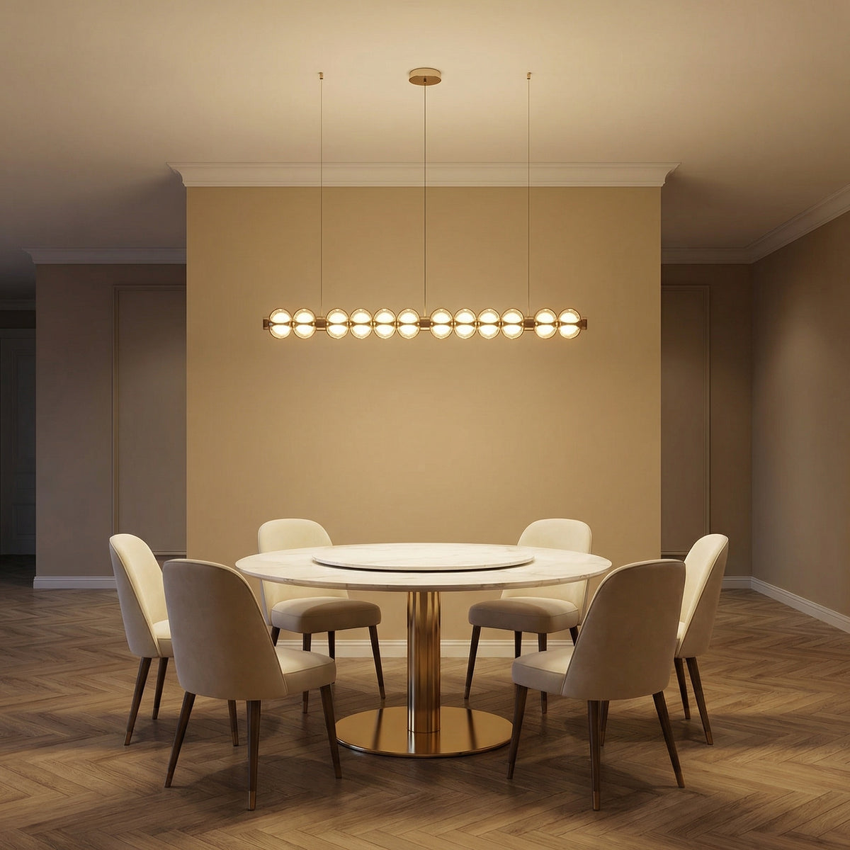 Yiosi Series Glass Pendant Light Style N - scene-1