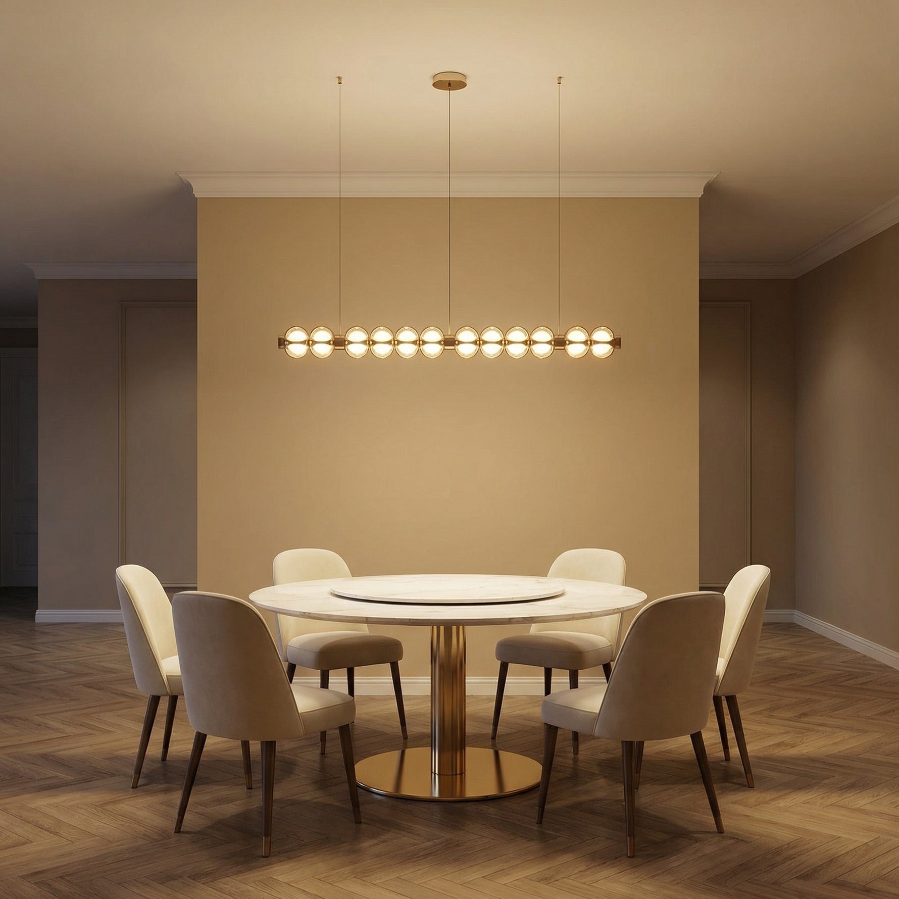 Yiosi Series Glass Pendant Light Style N - scene-1