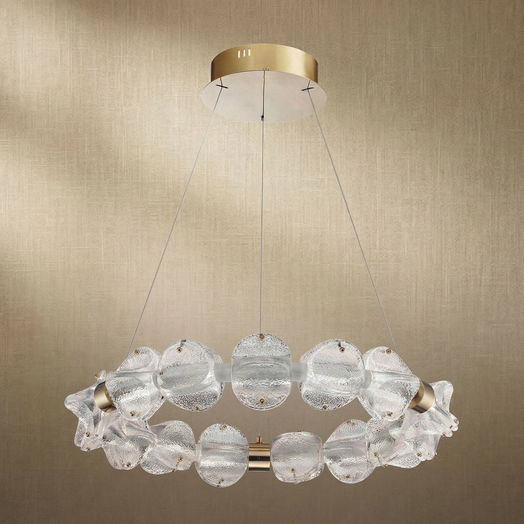 Yiosi Series Glass Pendant Light Style N - dark