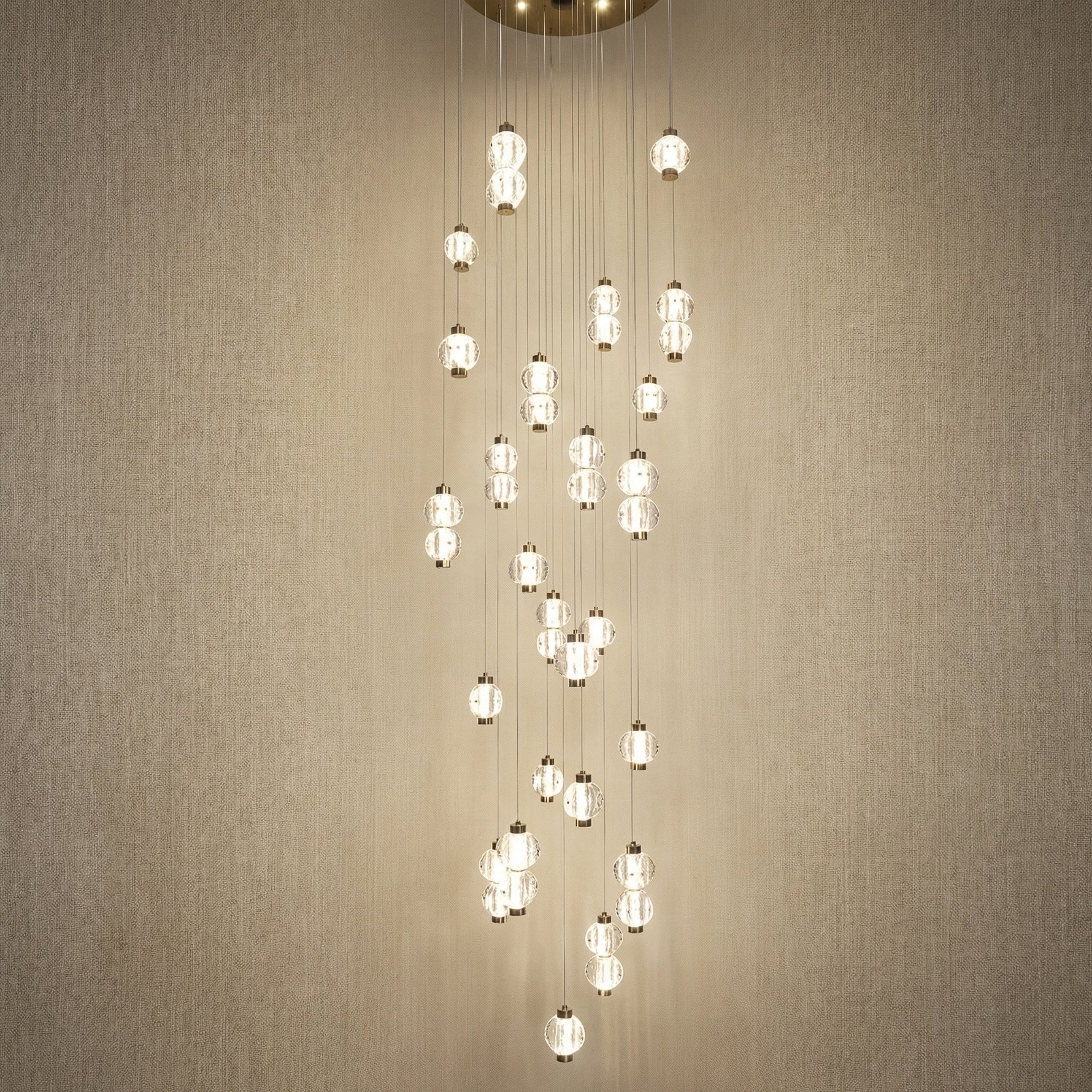 Yiosi Series Glass Pendant Light Style N - 31" (Dia 800mm)