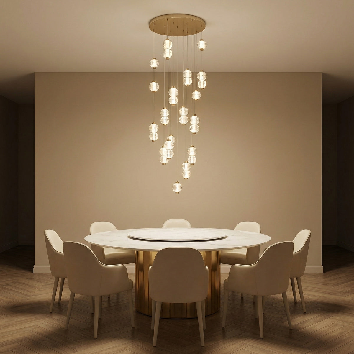 Yiosi Series Glass Pendant Light Style N - scene-1