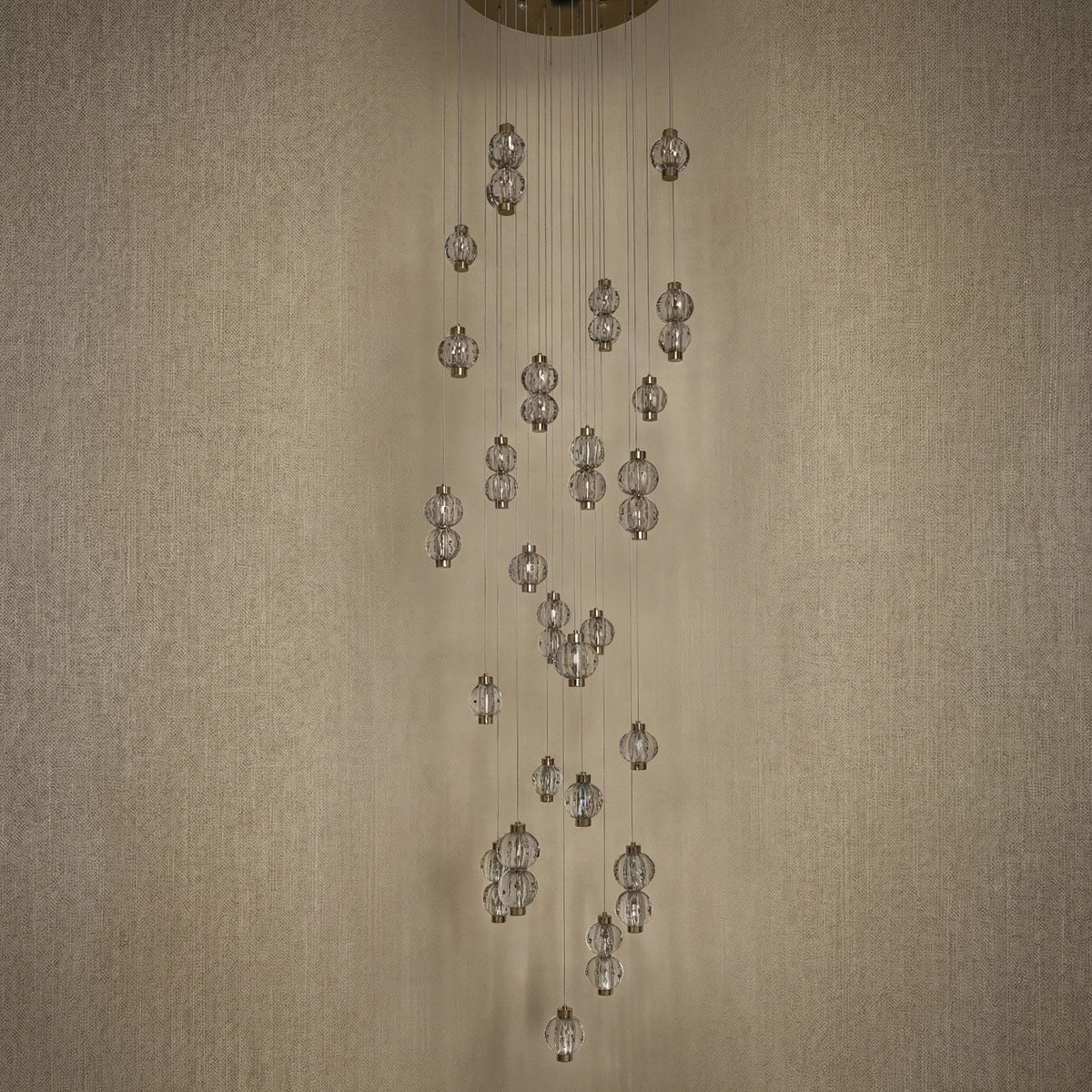 Yiosi Series Glass Pendant Light Style N - dark