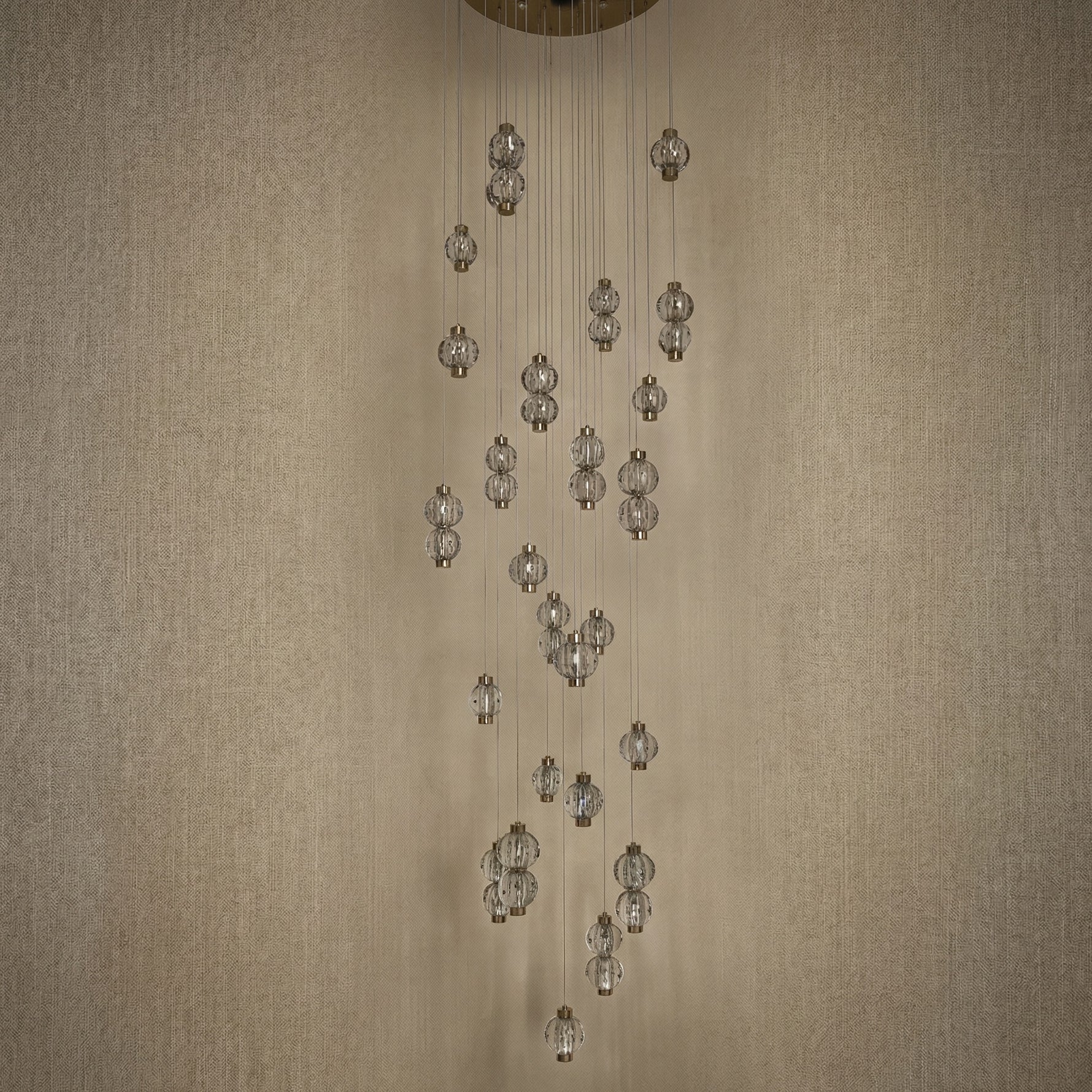 Yiosi Series Glass Pendant Light Style N - dark