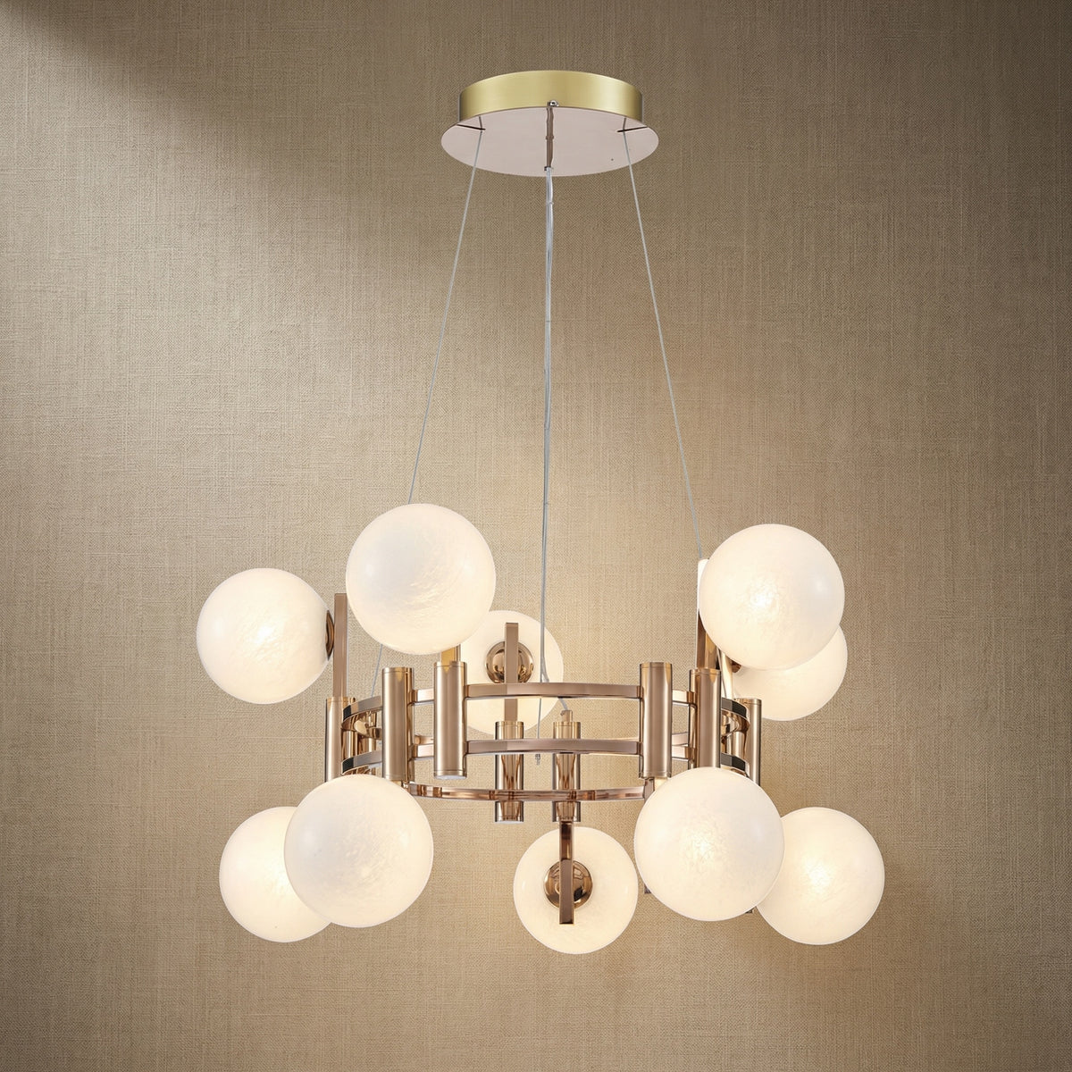 Yiosi Series Glass Pendant Light Style O - 26" (Dia 650mm)