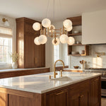 Yiosi Series Glass Pendant Light Style O - scene-2