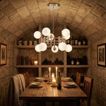 Yiosi Series Glass Pendant Light Style O - scene-3