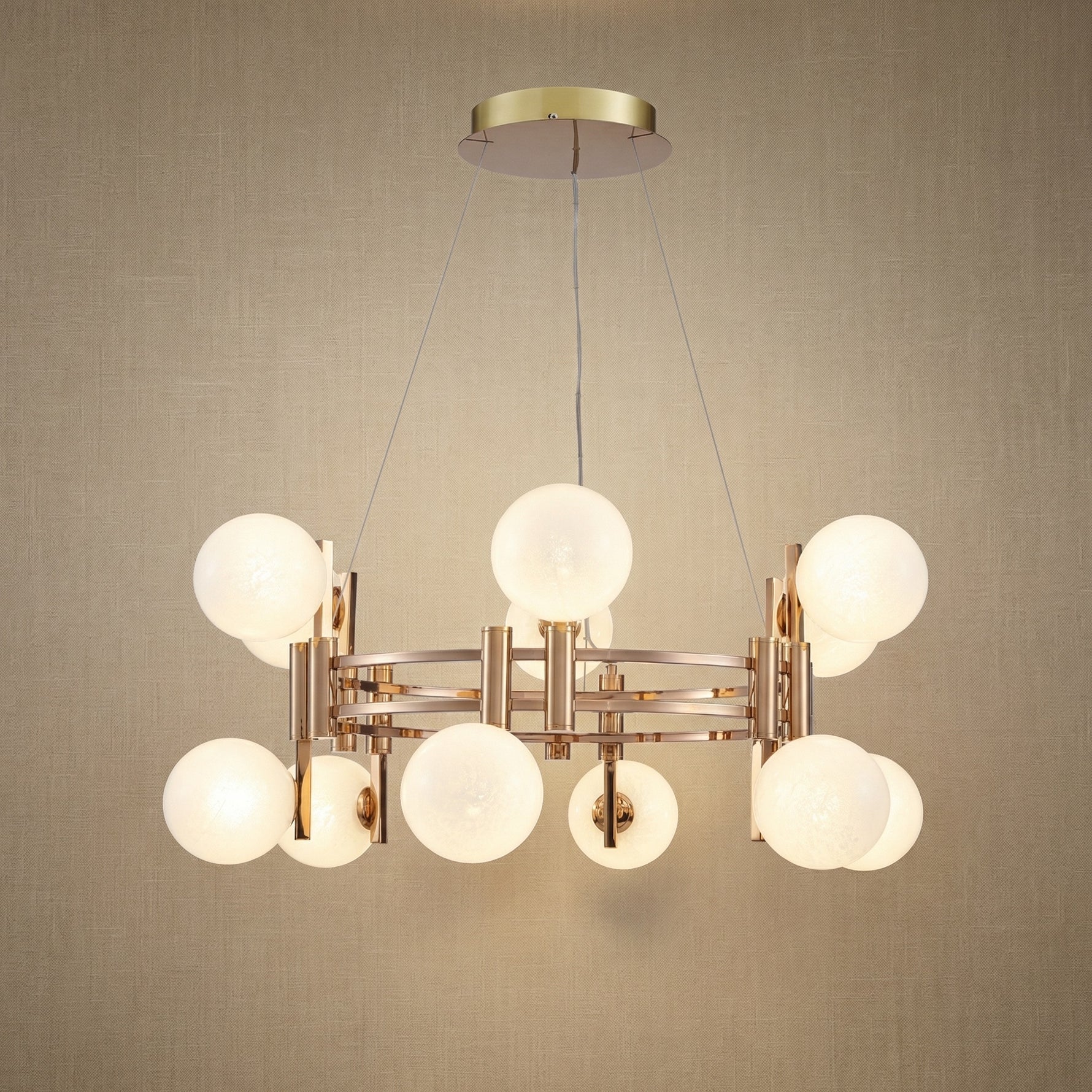Yiosi Series Glass Pendant Light Style P - 31" (Dia 800mm)