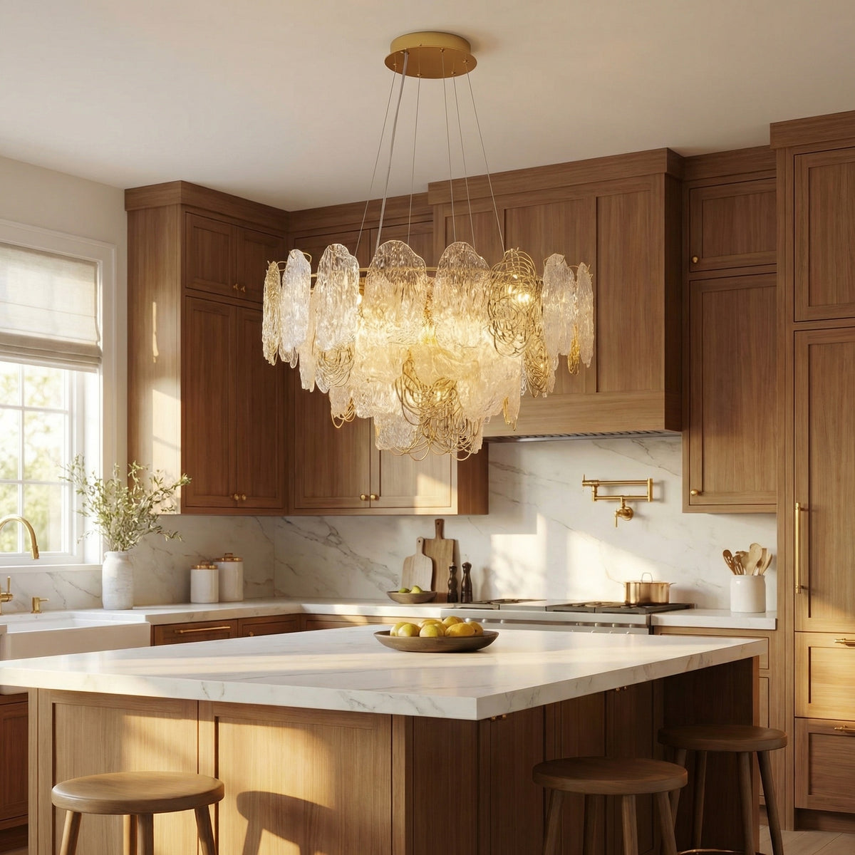 Yiosi Series Glass Pendant Light Style R - scene-2