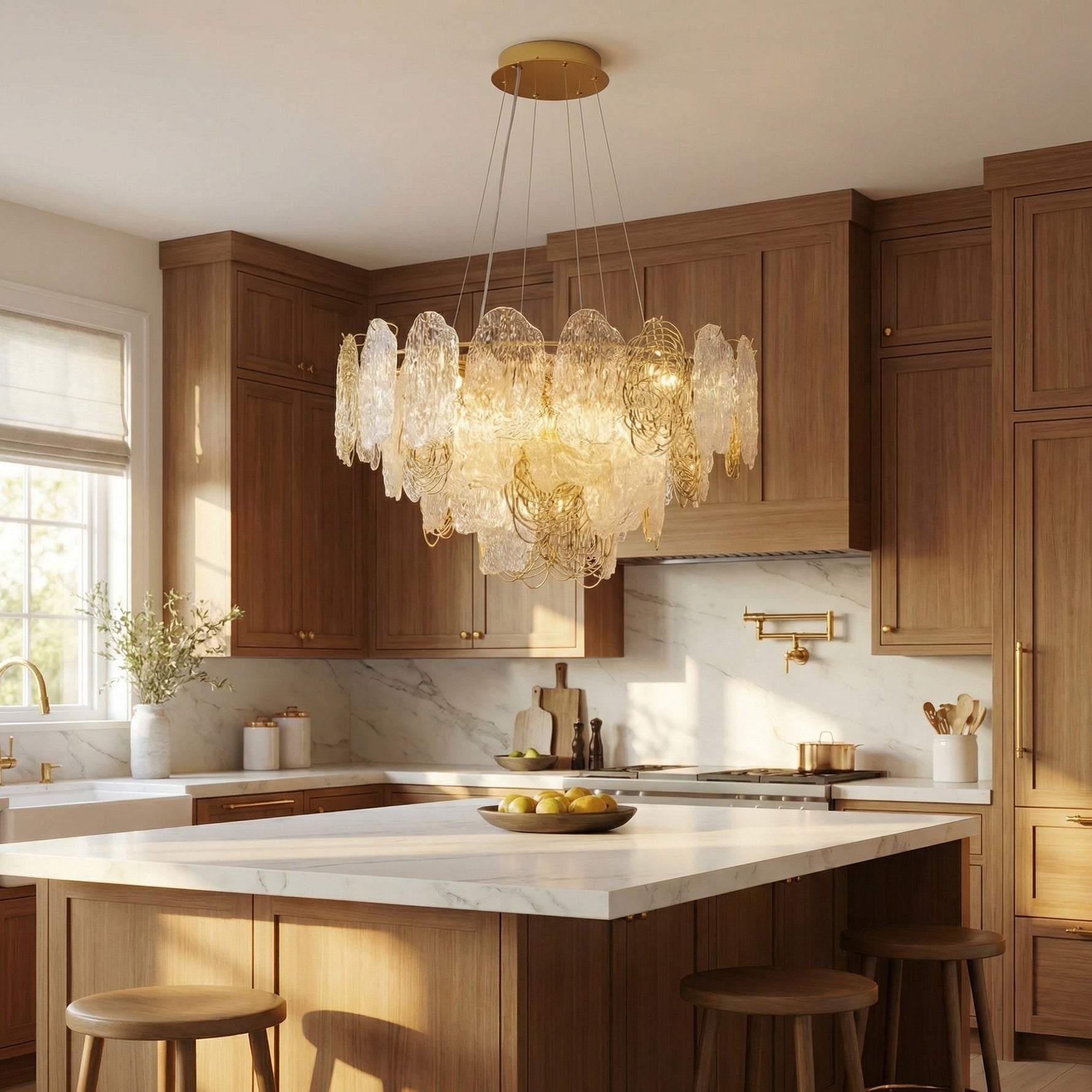 Yiosi Series Glass Pendant Light Style R - scene-2