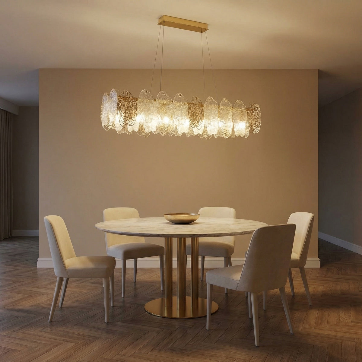 Yiosi Series Glass Pendant Light Style R - scene-1