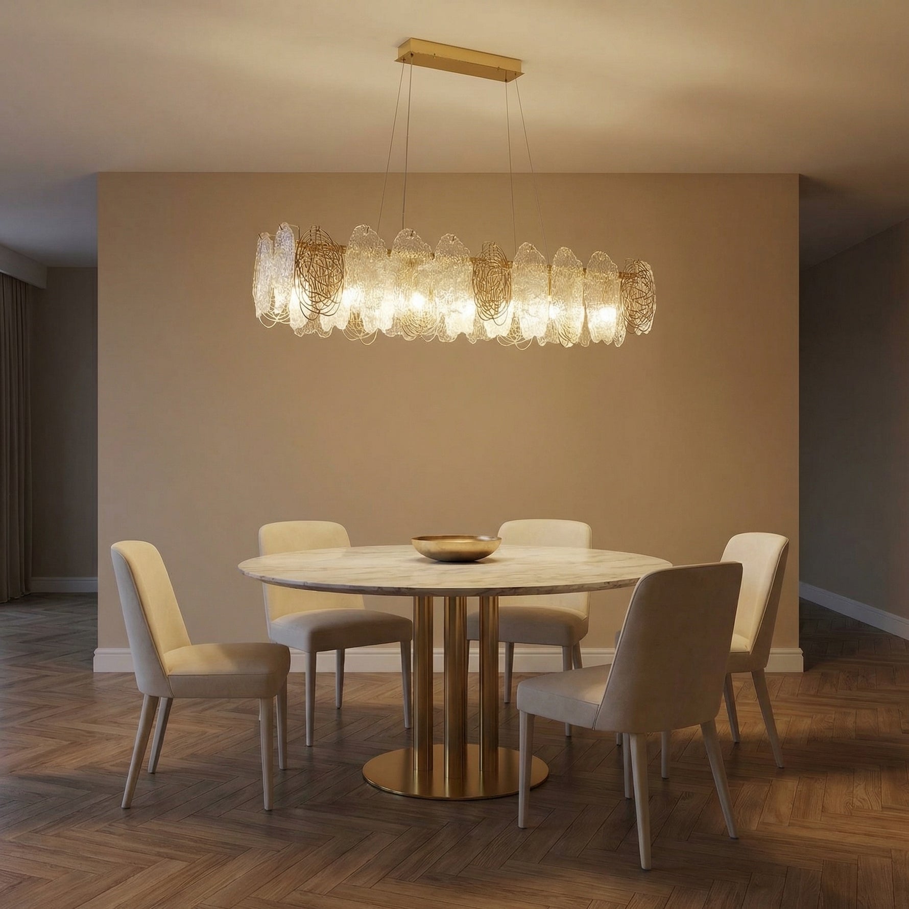 Yiosi Series Glass Pendant Light Style R - scene-1